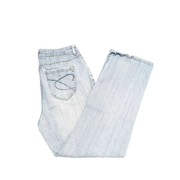 Chicos Platinum Blue Denim Juniors Jeans Size 1 - Picture 1 of 6